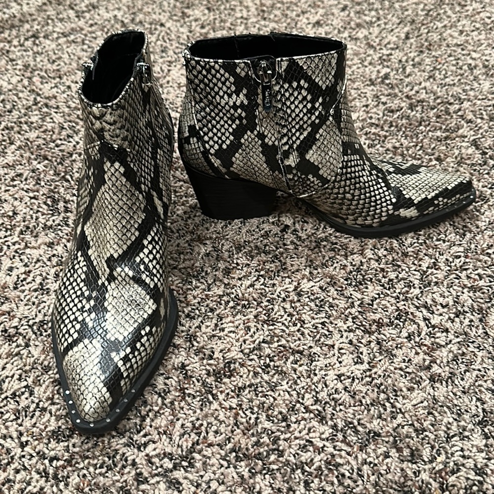 Snake Skin booties